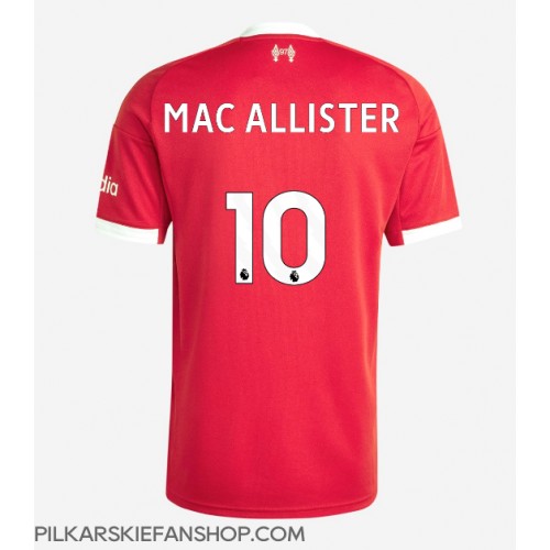 Koszulka piłkarska Liverpool Alexis Mac Allister #10 Strój Domowy 2025-26 tanio Krótki Rękaw Koszulka piłkarska Liverpool Alexis Mac Allister #10 Strój Domowy 2025-26 tanio Krótki Rękaw